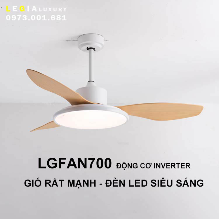 Quạt trần hiện đại chung cư LGFAN700