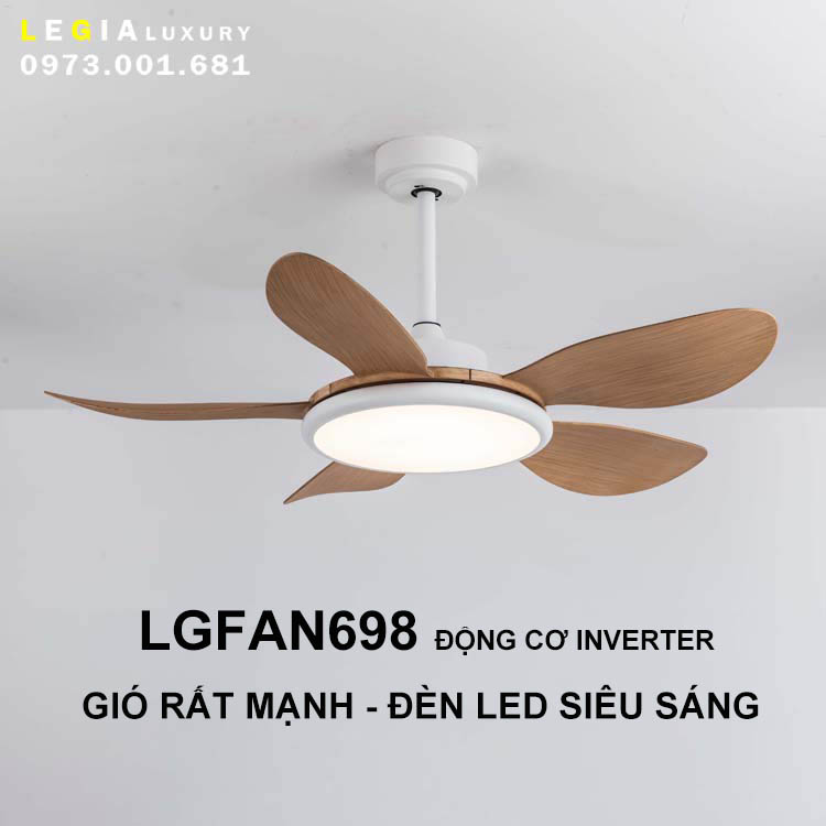 Quạt trần hiện đại chung cư LGFAN798