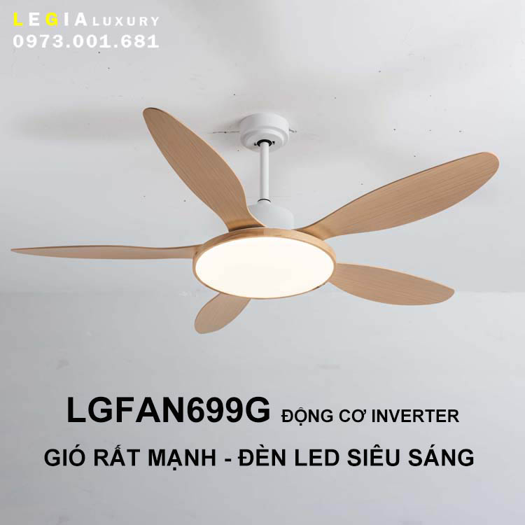 Quạt trần hiện đại chung cư LGFAN699